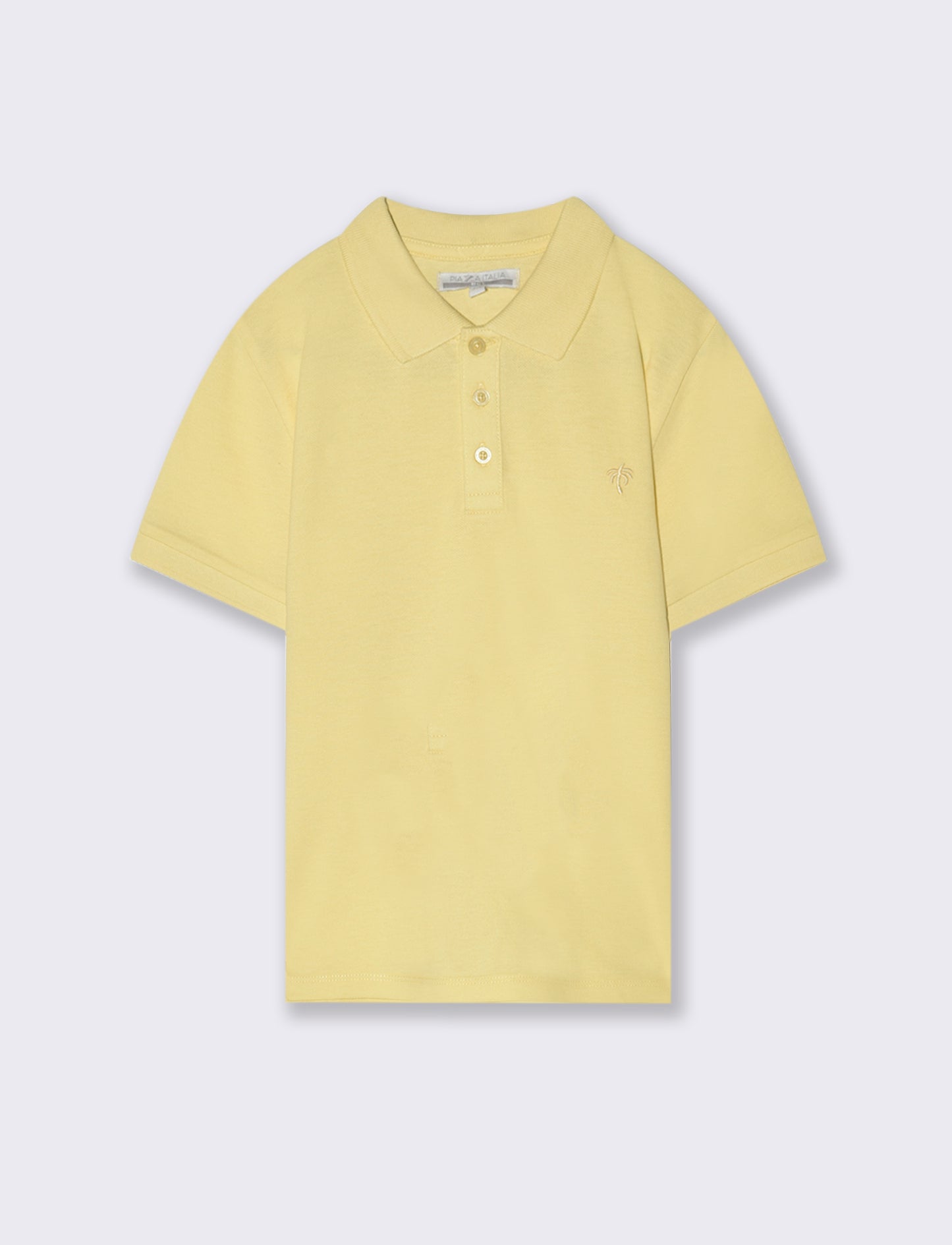 Polo mezza manica da bambino - Giallo