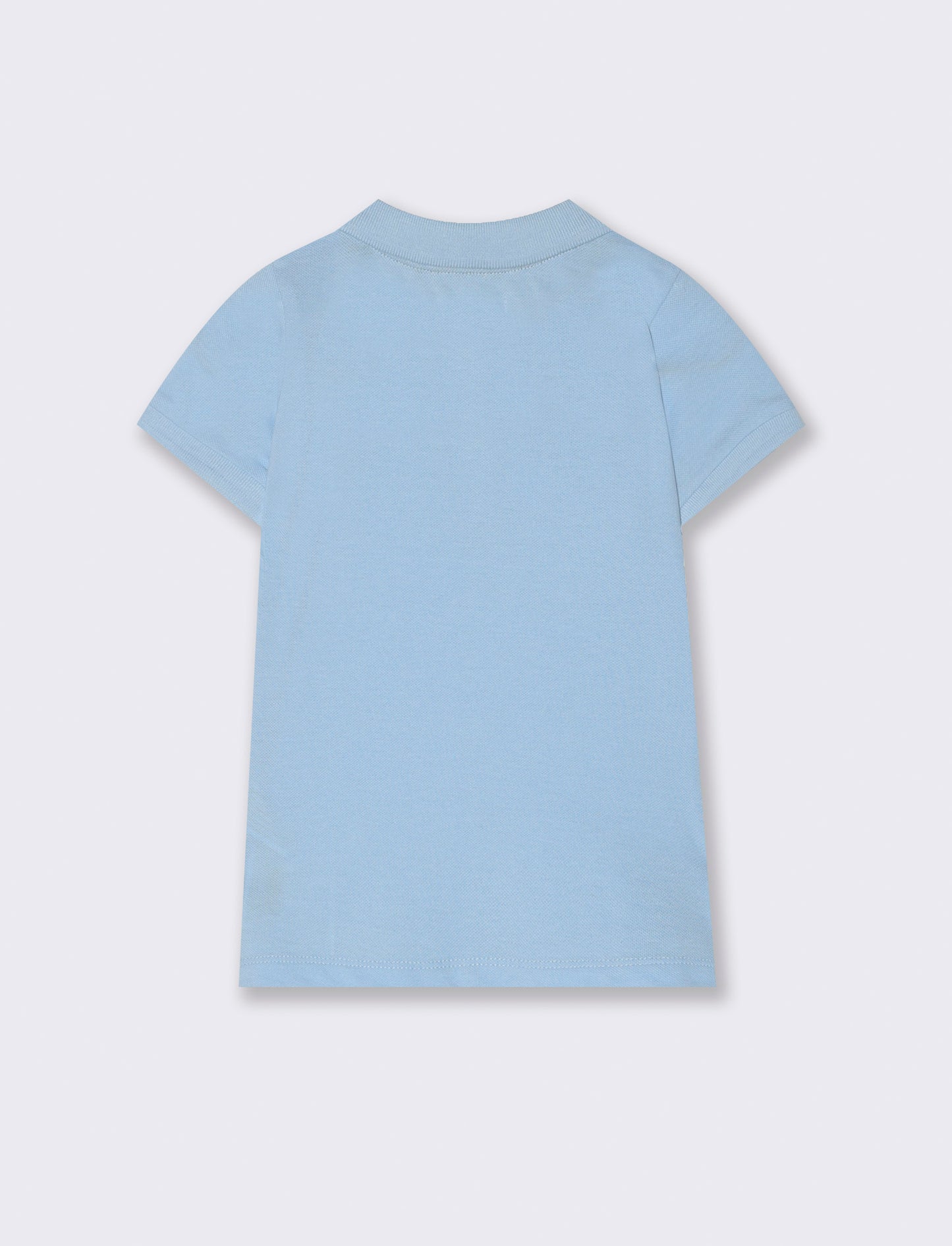 T-shirt modello polo da neonato - Azzurro