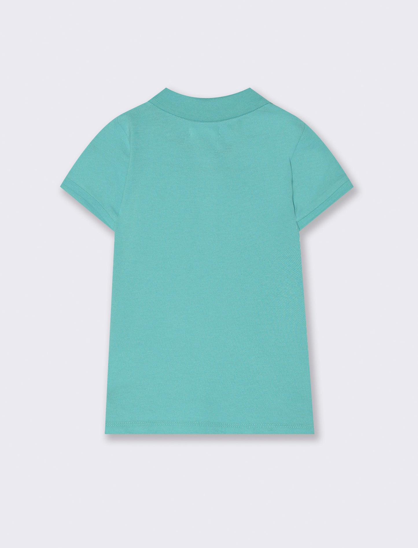 T-shirt modello polo da neonato - Verde acqua