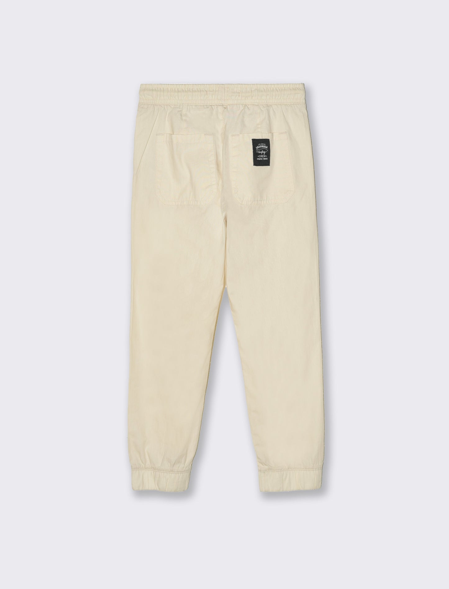 Pantalone in cotone modello cargo da bambino - Beige