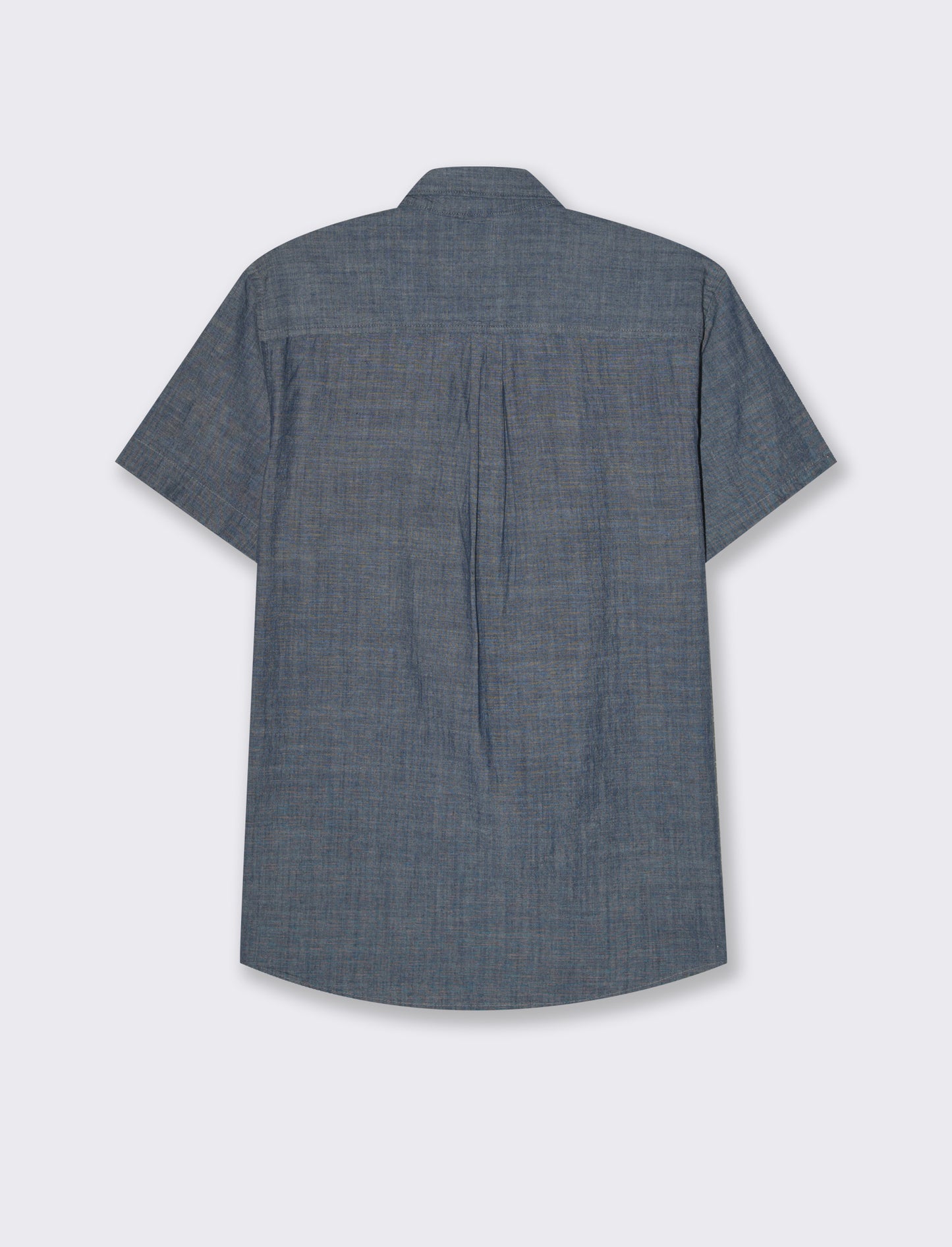 Camicia di cotone effetto denim da uomo - Denim