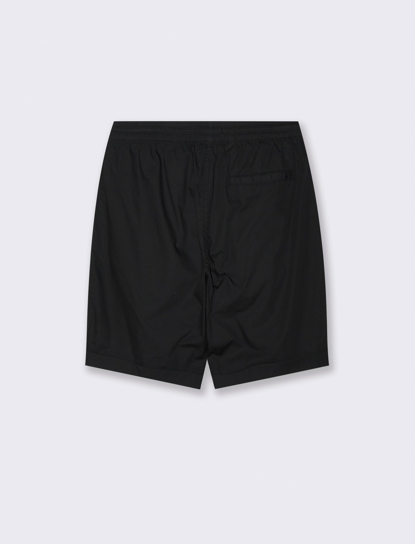 Bermuda jogger in cotone leggero da uomo - Nero