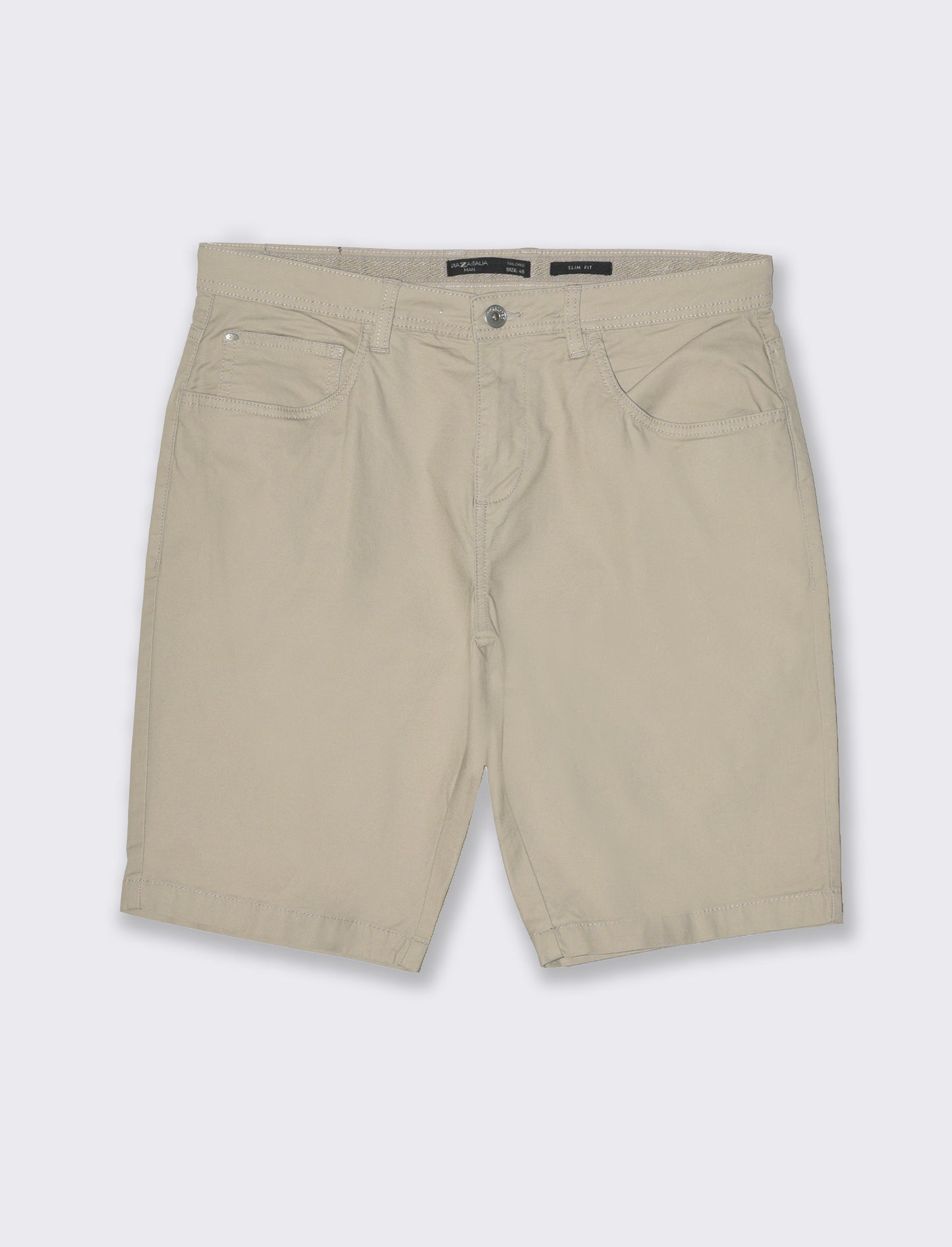 Bermuda 5 tasche slim fit da uomo - Beige
