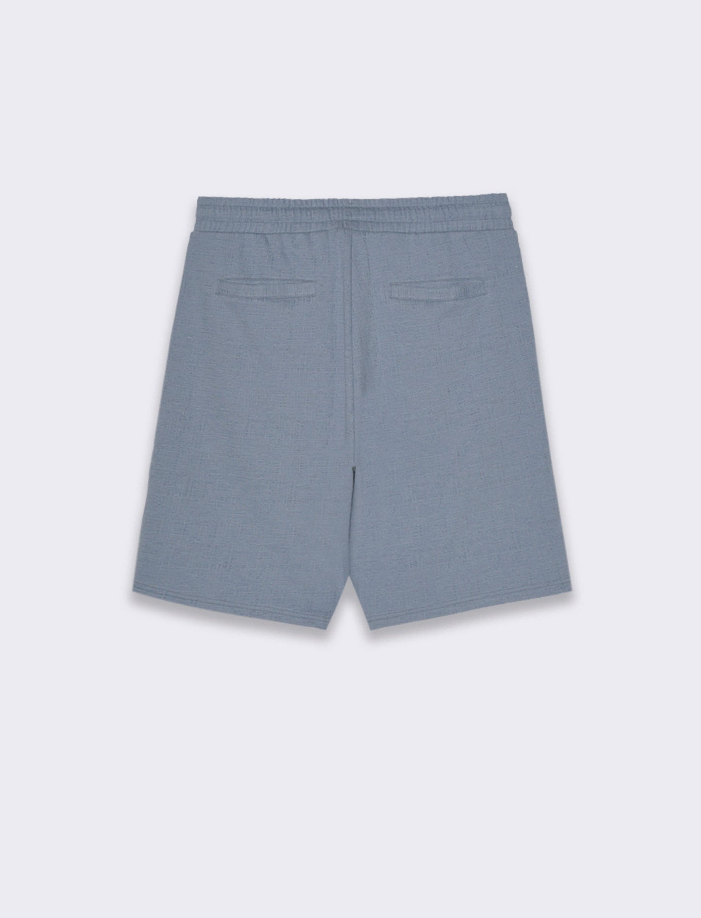 Man's jute effect jacquard bermuda shorts - Sky blue