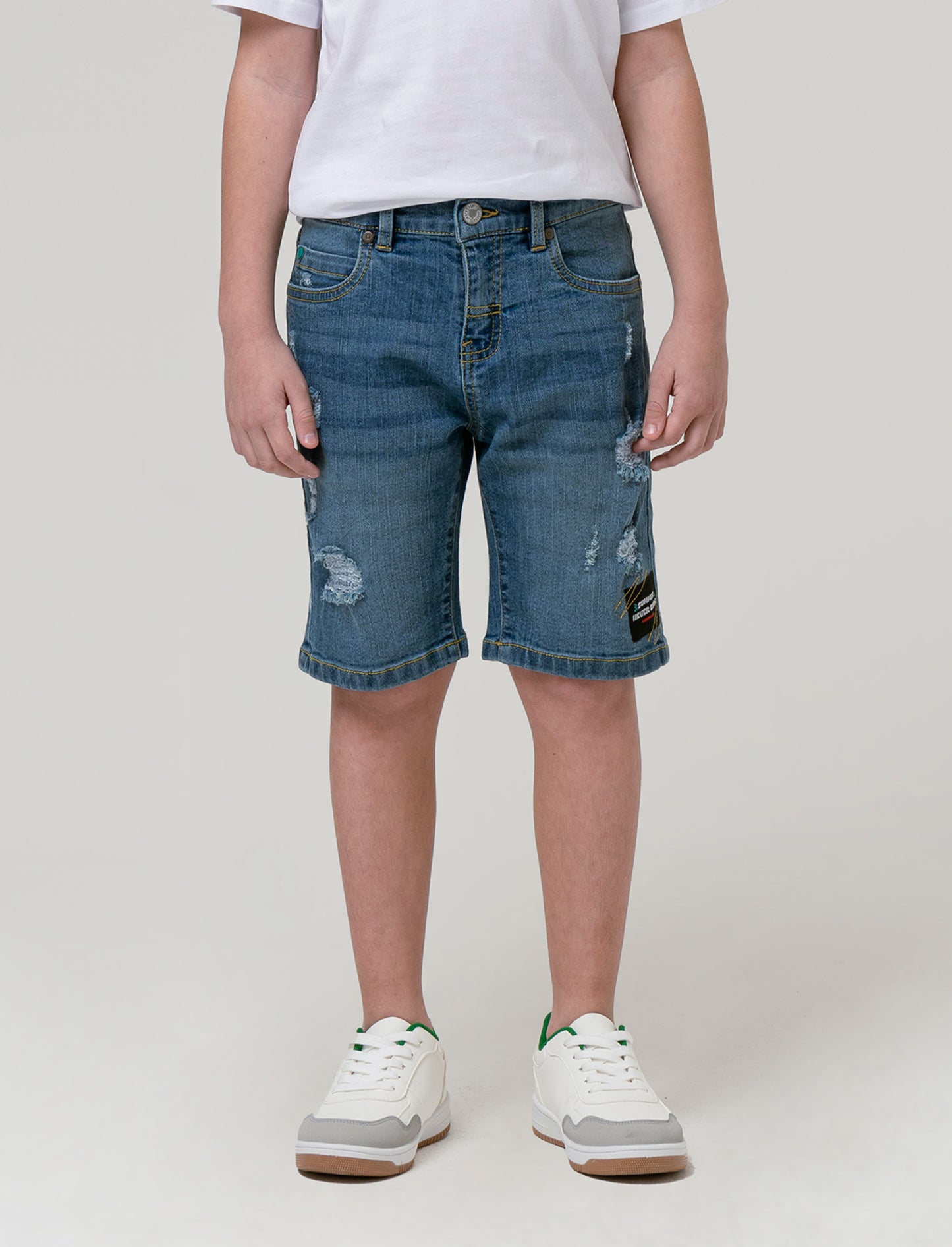 Bermuda in denim da bambino - Denim