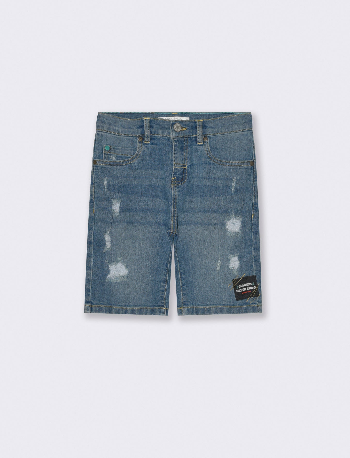 Bermuda in denim da bambino - Denim