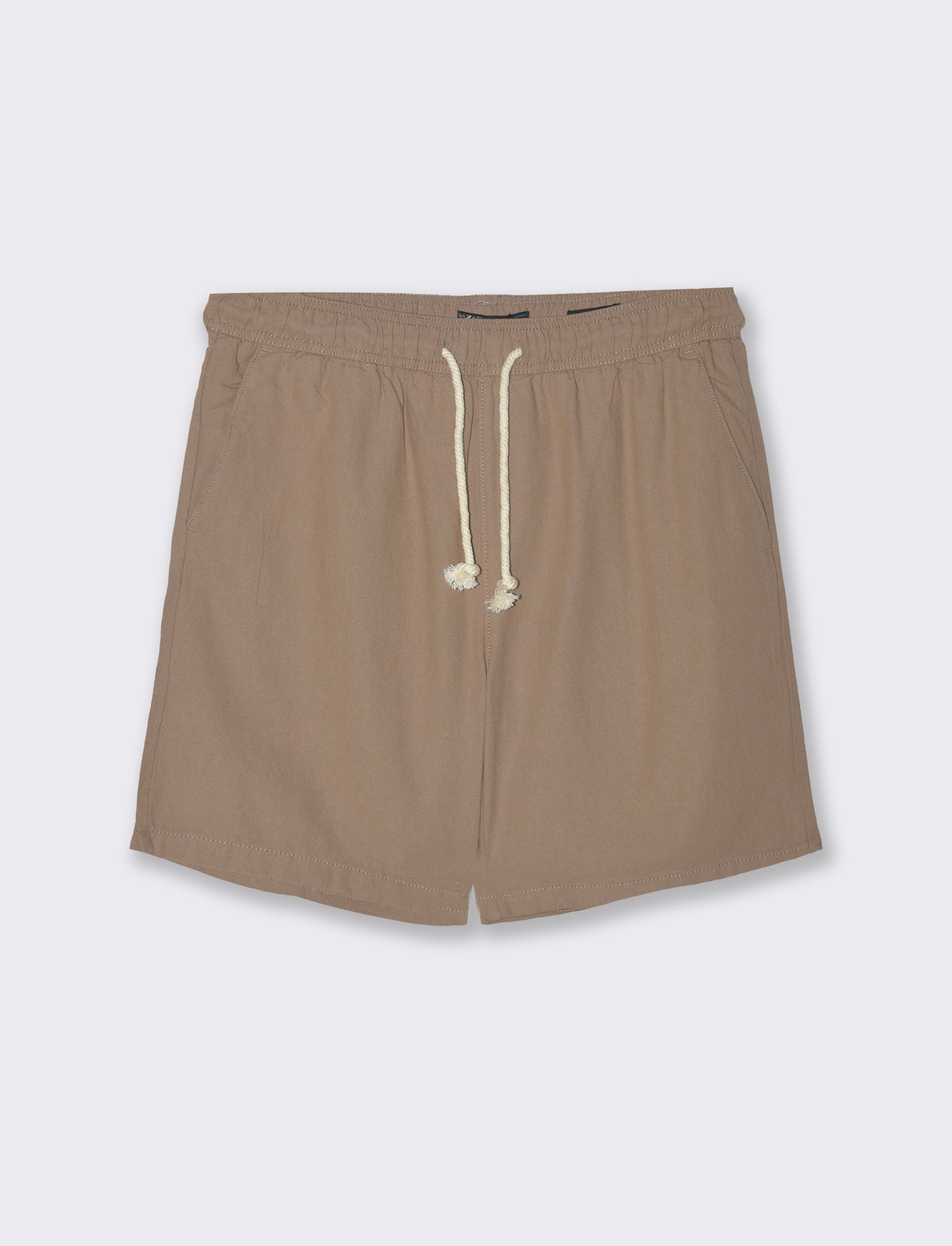 Bermuda jogger tessuto strutturato da uomo - Grigio tortora