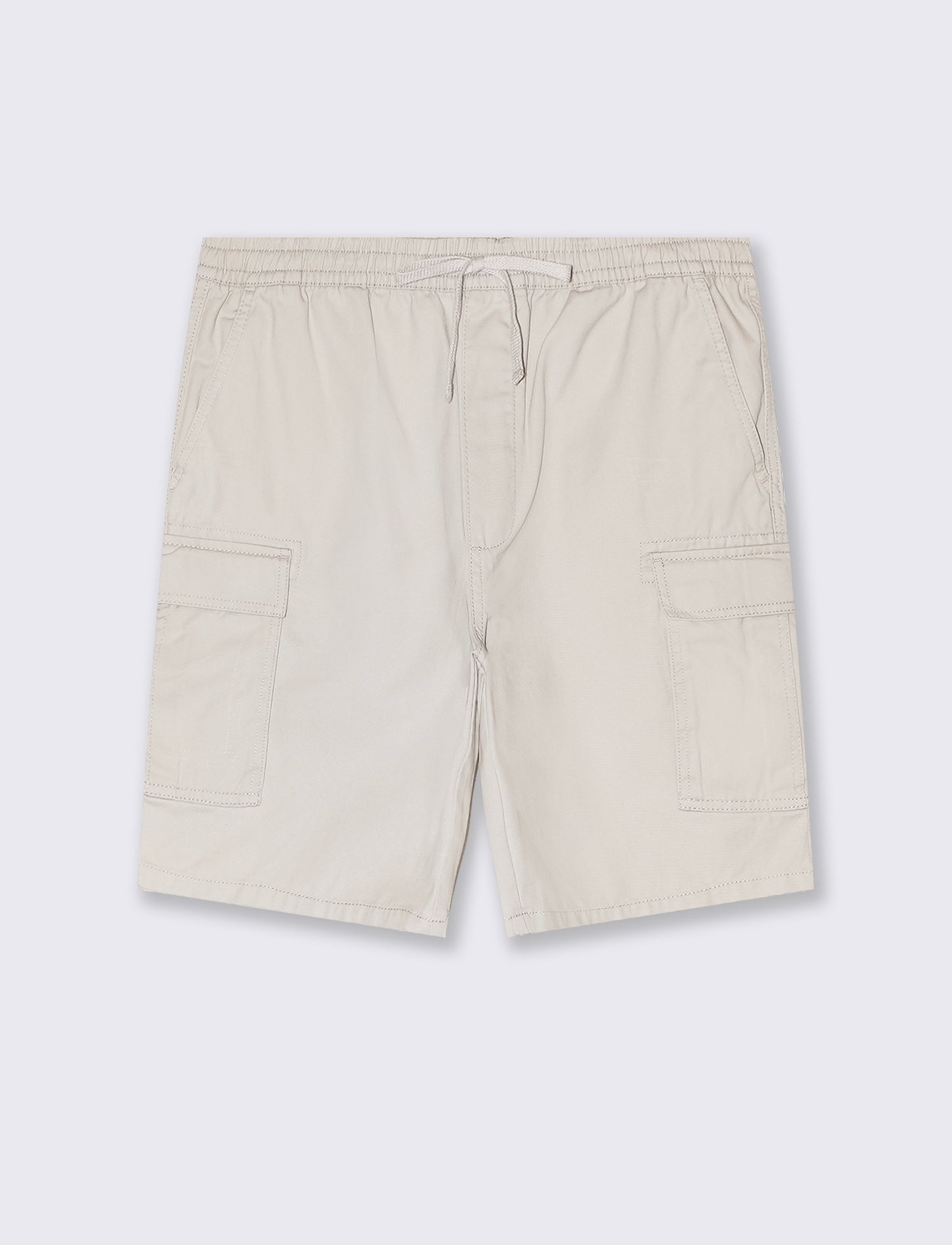 Bermuda cargo in twill da uomo - Sabbia