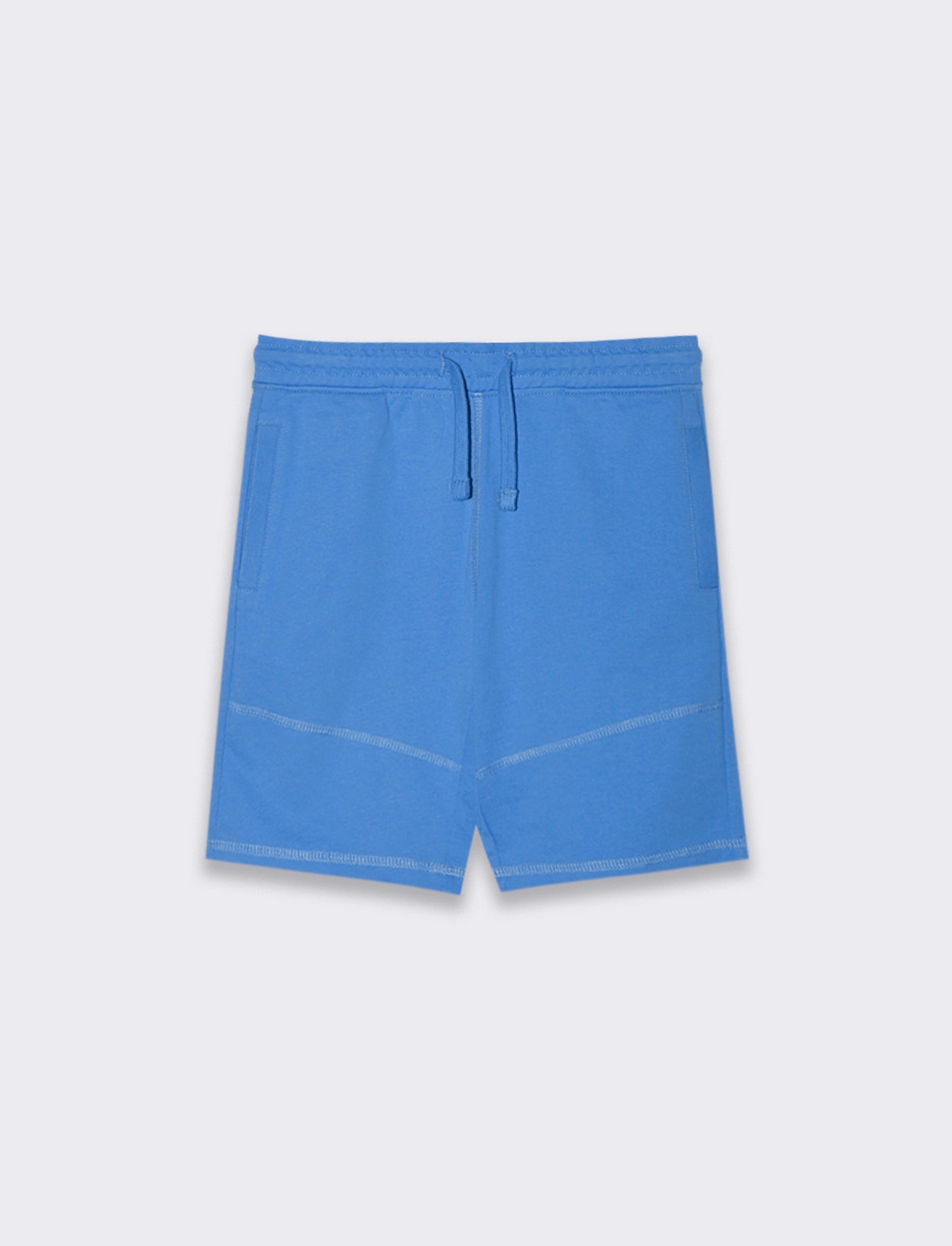 Bermuda in felpa da bambino - Blu cobalto