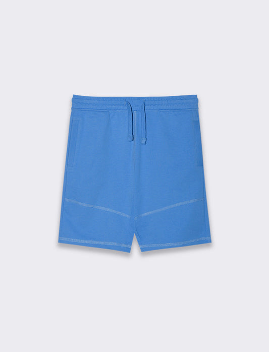 Bermuda in felpa da bambino - Blu cobalto
