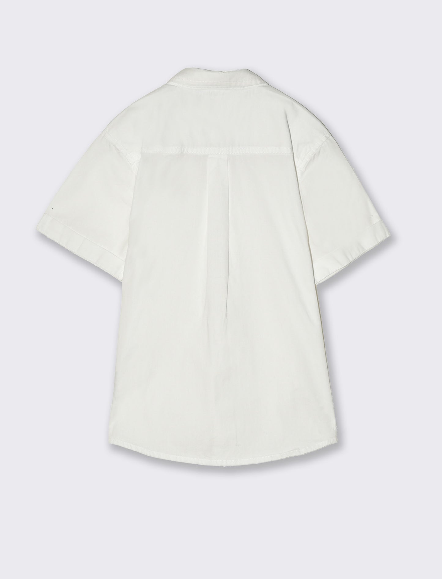 Camicia tinta unita da bambino - Bianco
