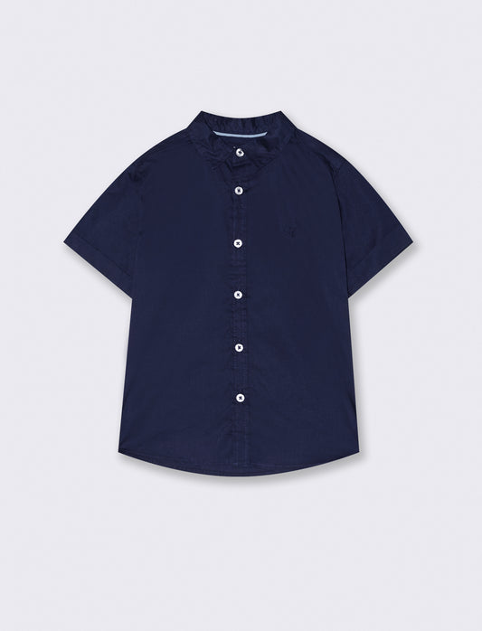 Camicia tinta unita da bambino - Blu