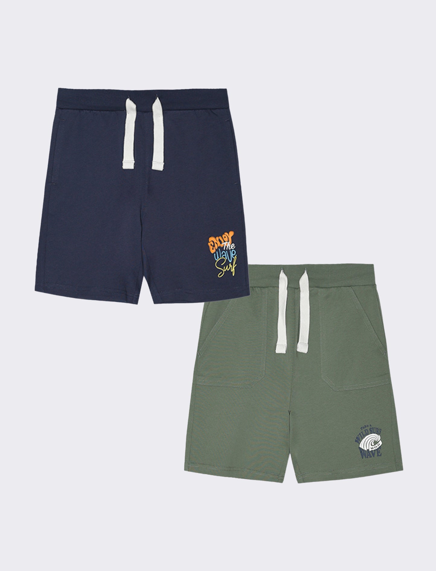 Bermuda 2 pack da bambino - Verde
