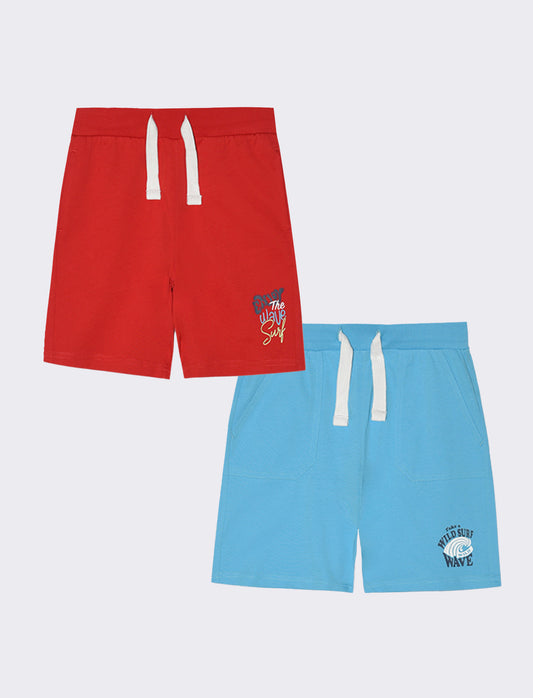 Bermuda 2 pack da bambino - Turchese