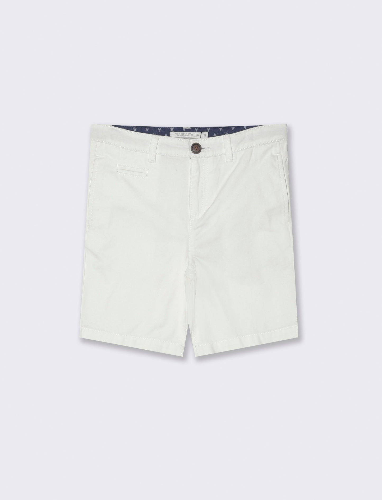 Bermuda in cotone da bambino - Bianco