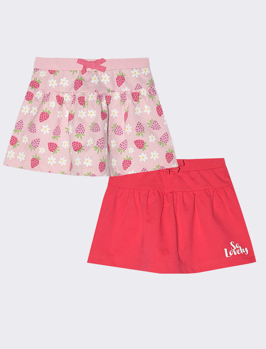 Gonna bipack. da neonata - Rosa