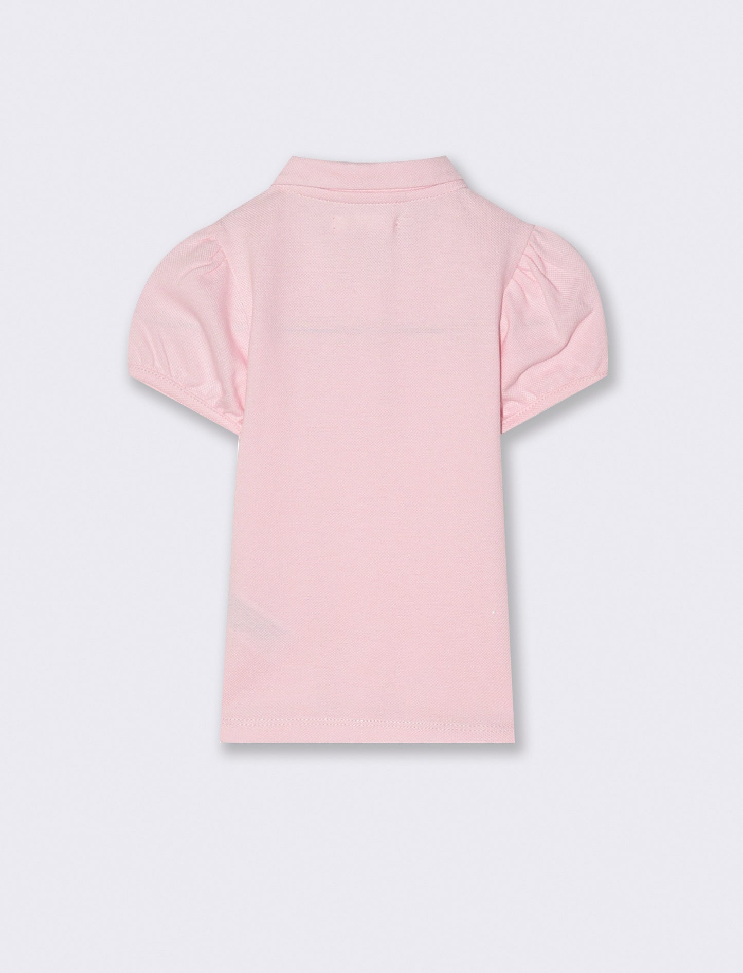 Polo con bottoncini da neonata - Rosa