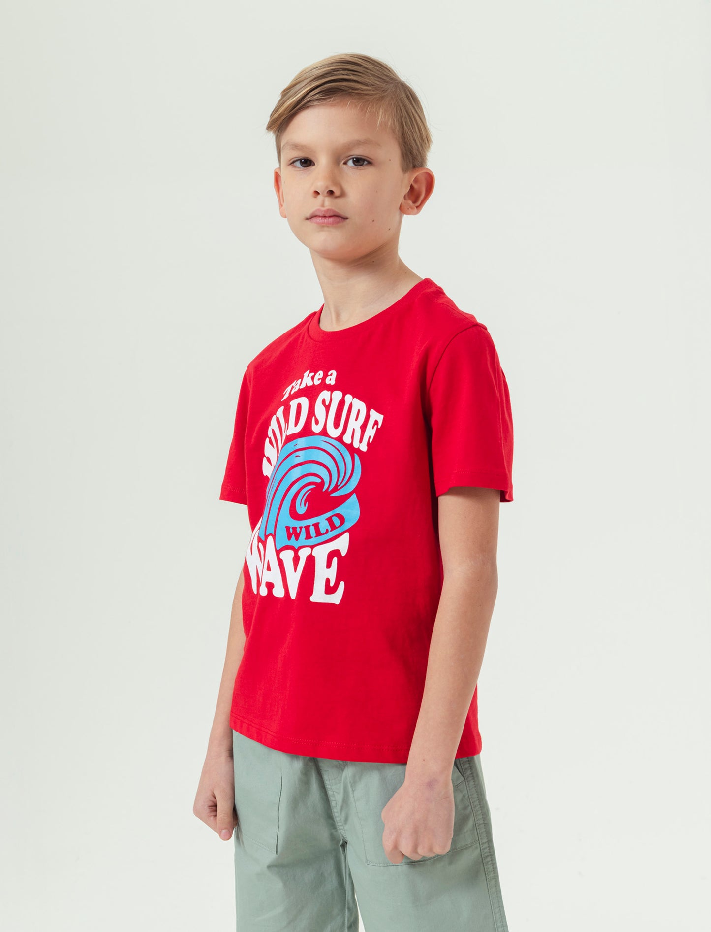Canotta da bambino con stampa - Rosso