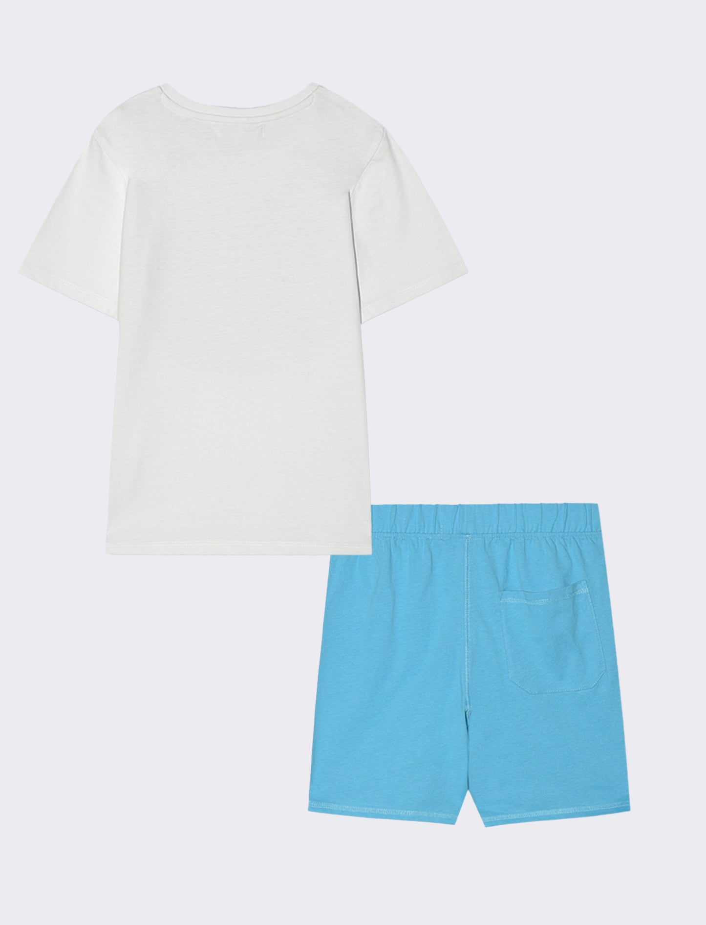 Set due pezzi mezza manica bambino - Bianco
