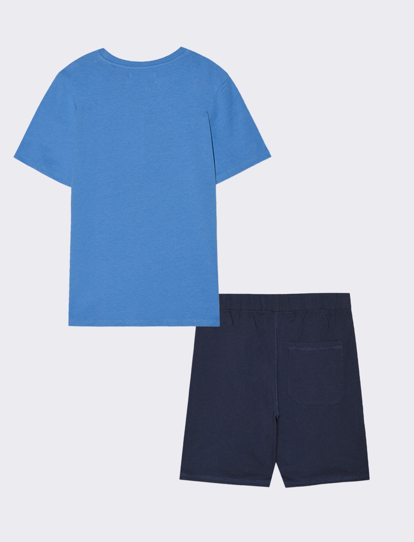 Set due pezzi mezza manica bambino - Blu cobalto
