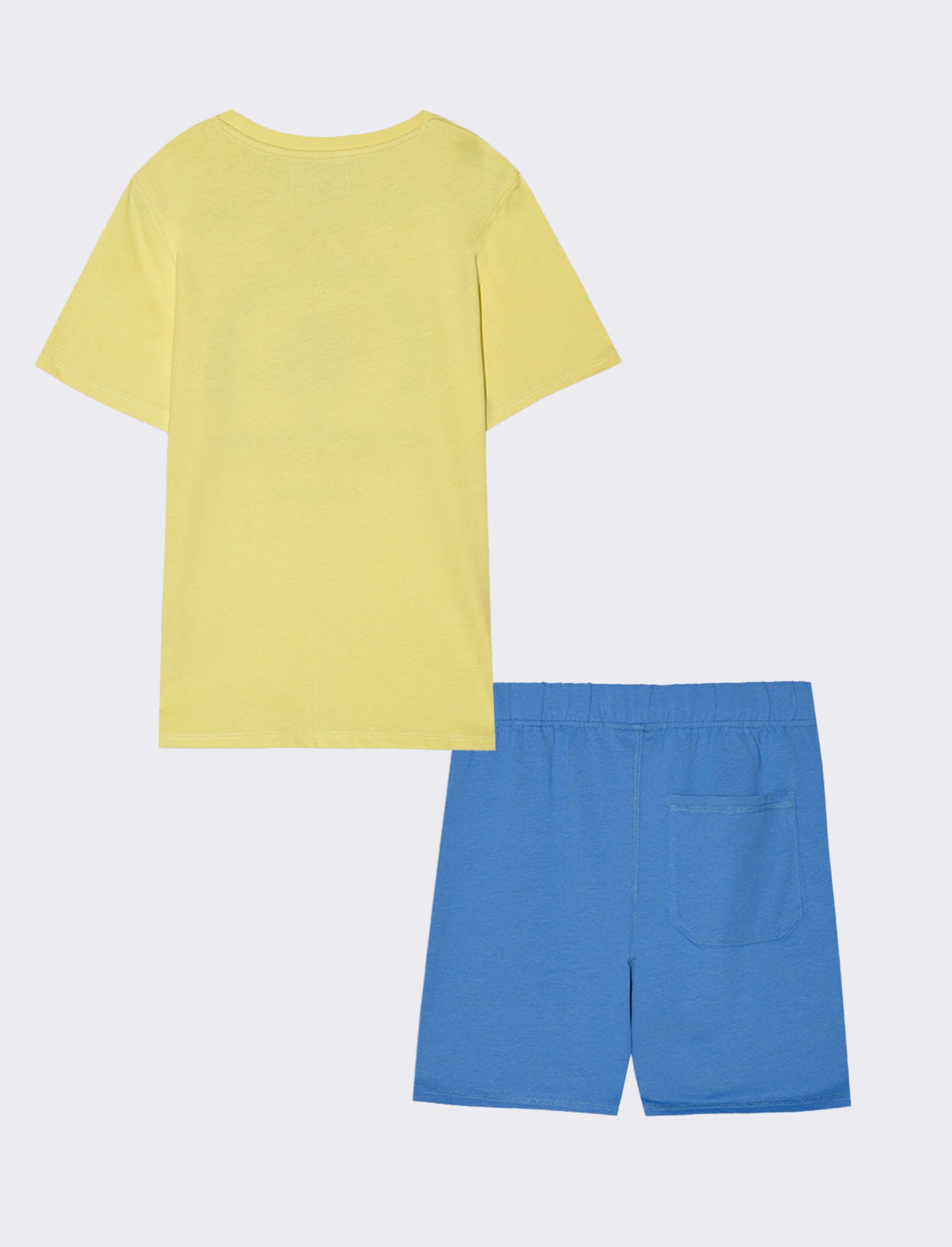 Set due pezzi mezza manica bambino - Giallo limone