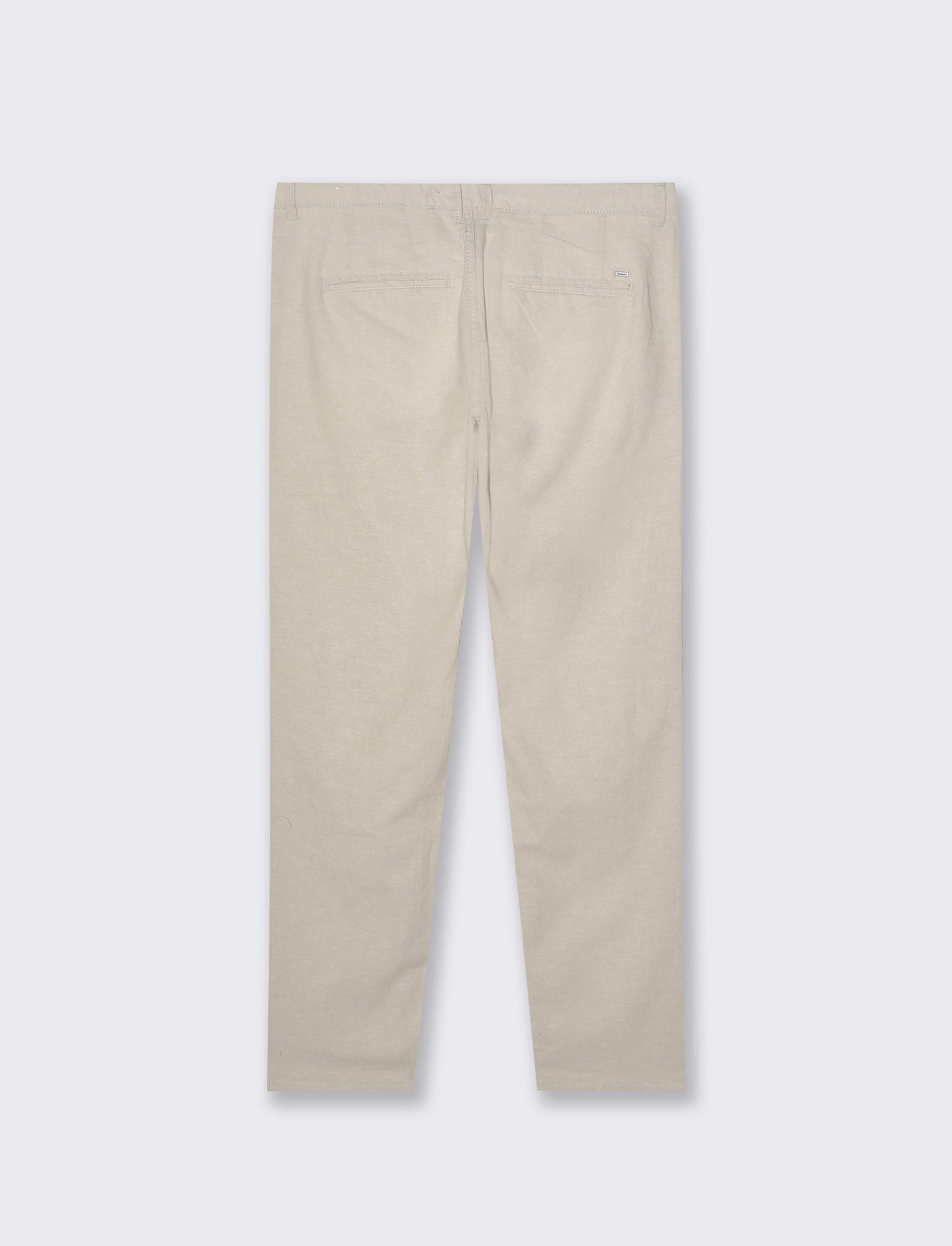 Pantaloni chino misto lino da uomo - Sabbia