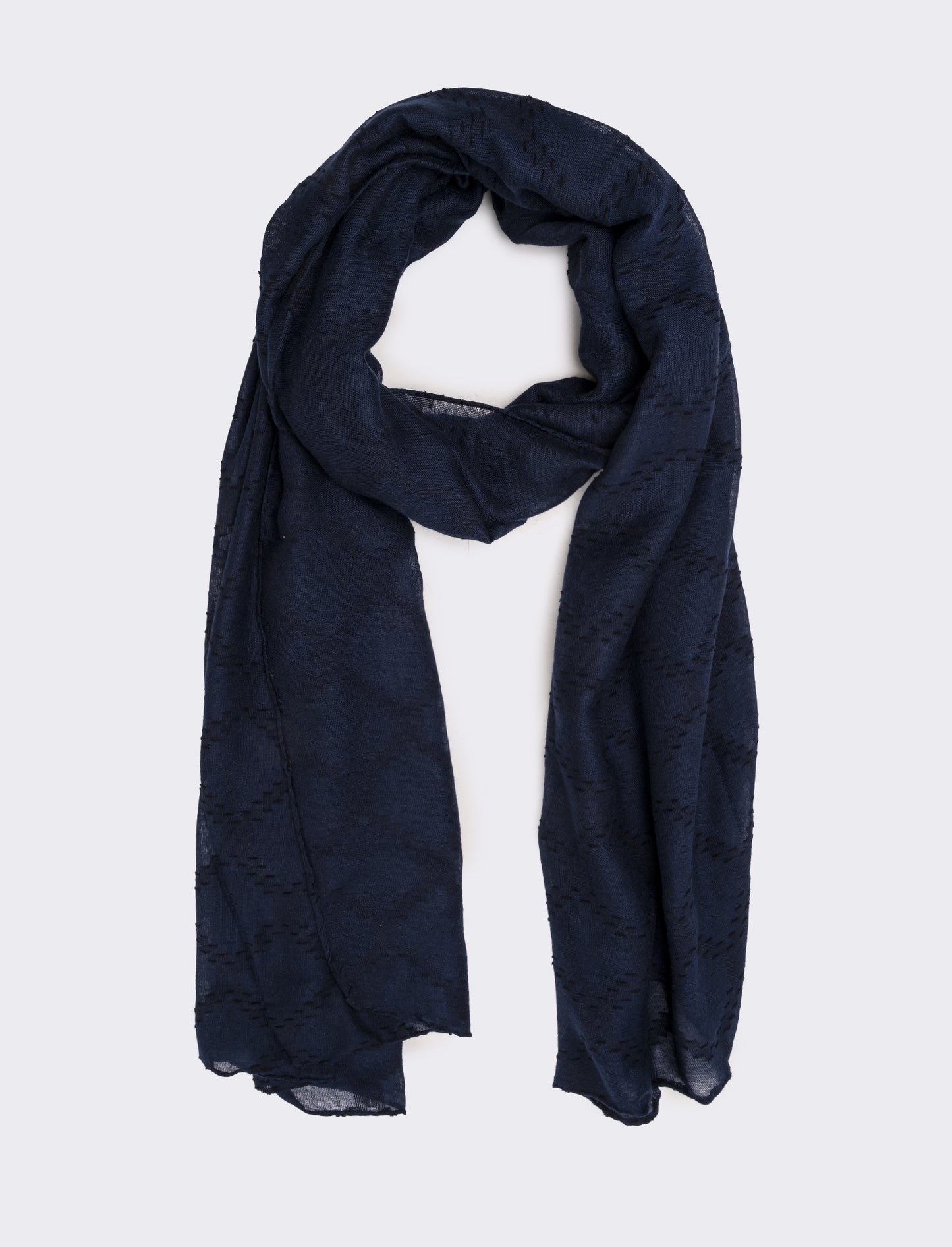 Foulard donna colore unito - Blu