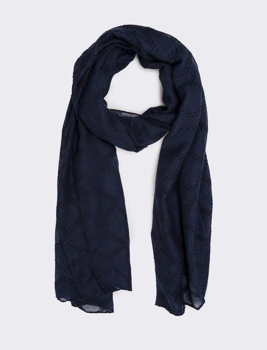 Foulard donna colore unito - Blu