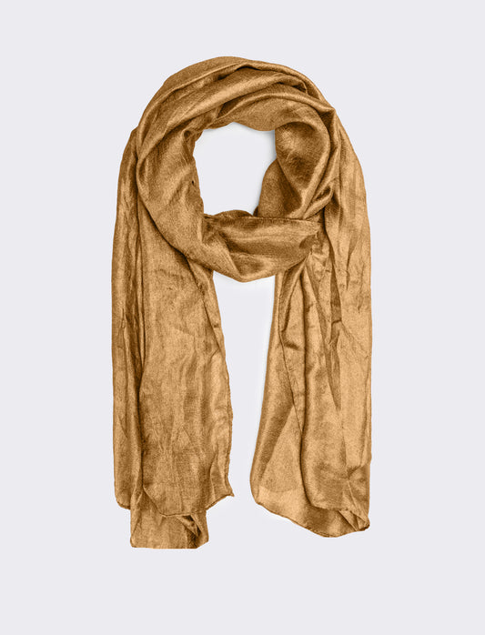 Foulard donna organza - Oro