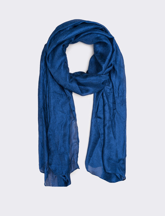 Foulard donna organza - Blu