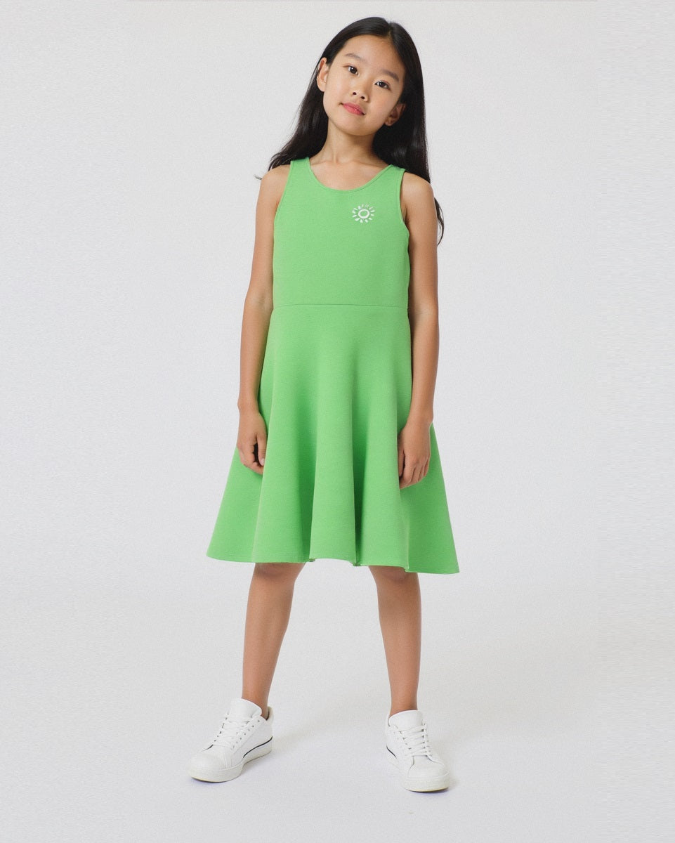 Abito estivo da bambina - Verde mela