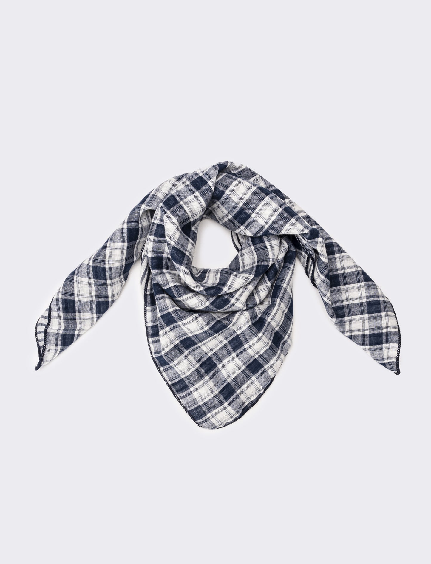 Foulard bambino double face - Blu