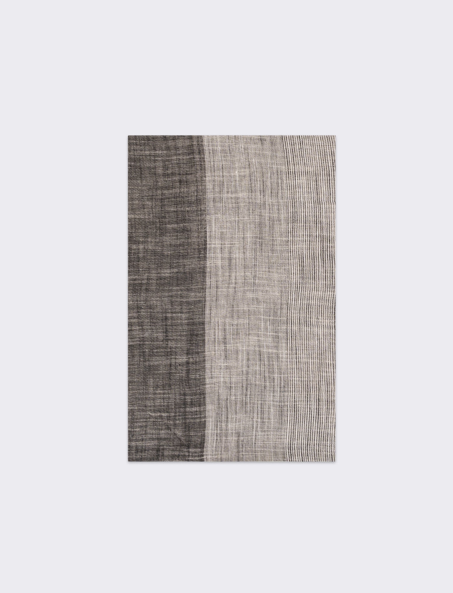 Foulard uomo bicolor - Nero