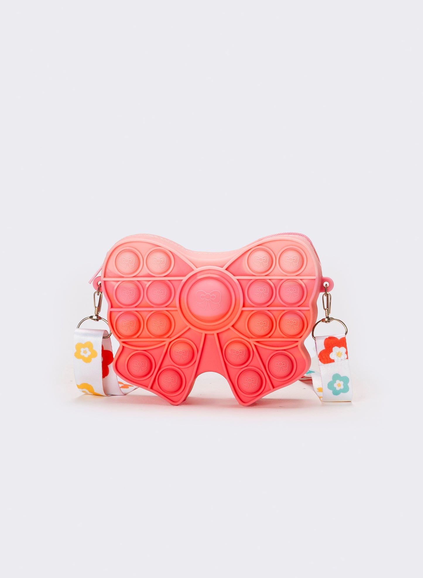 Borsetta bambina fiocco pop it - Arancio