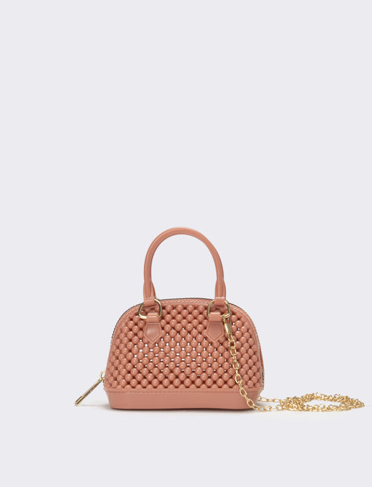 Bauletto bambina con bolle in pvc - Pesca