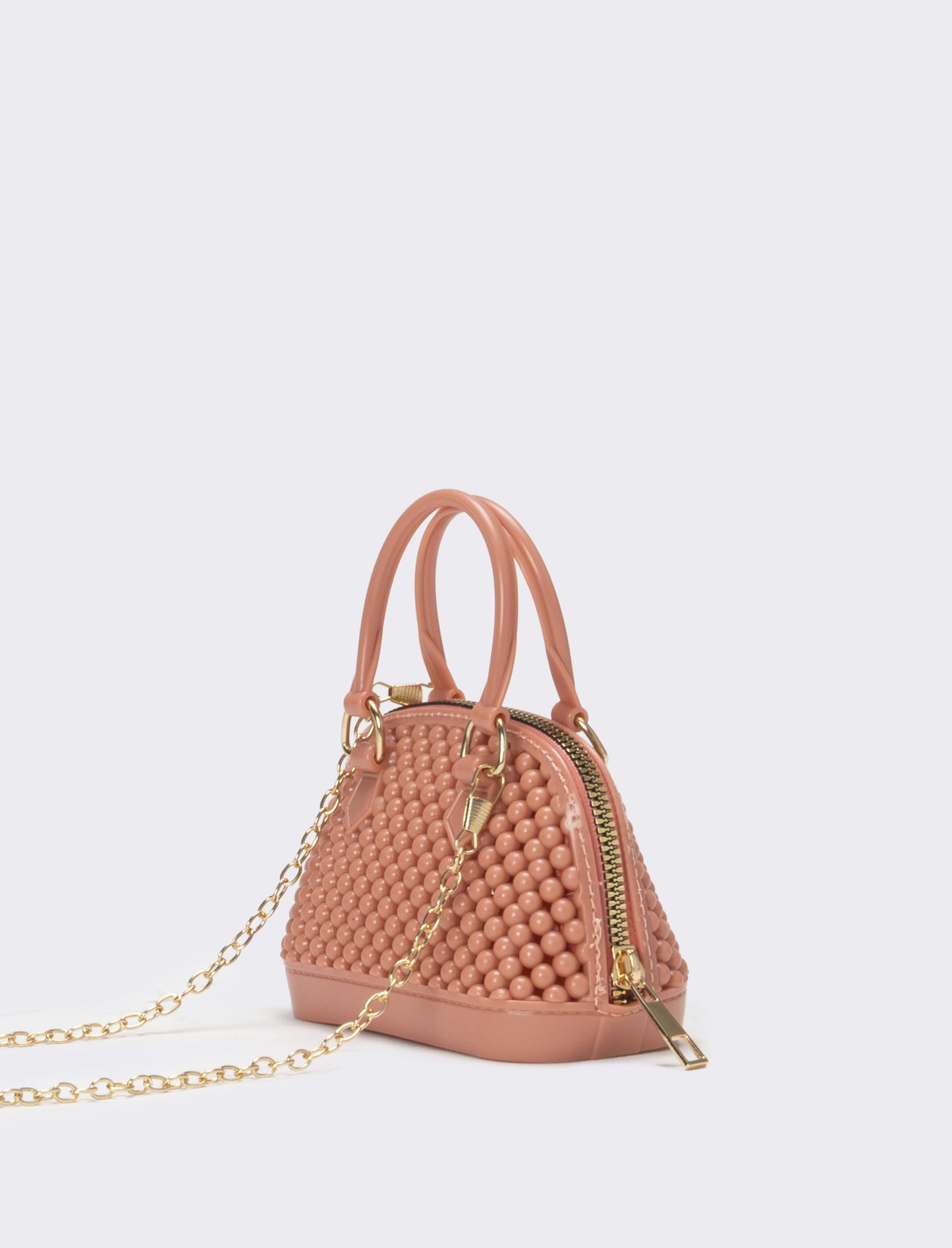 Bauletto bambina con bolle in pvc - Pesca