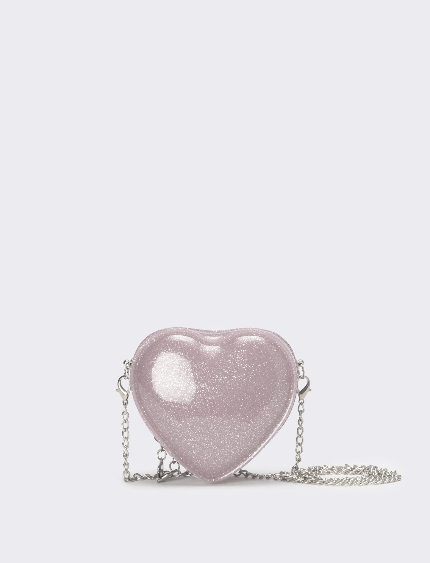 Borsa bambina cuore con glitter - Rosa