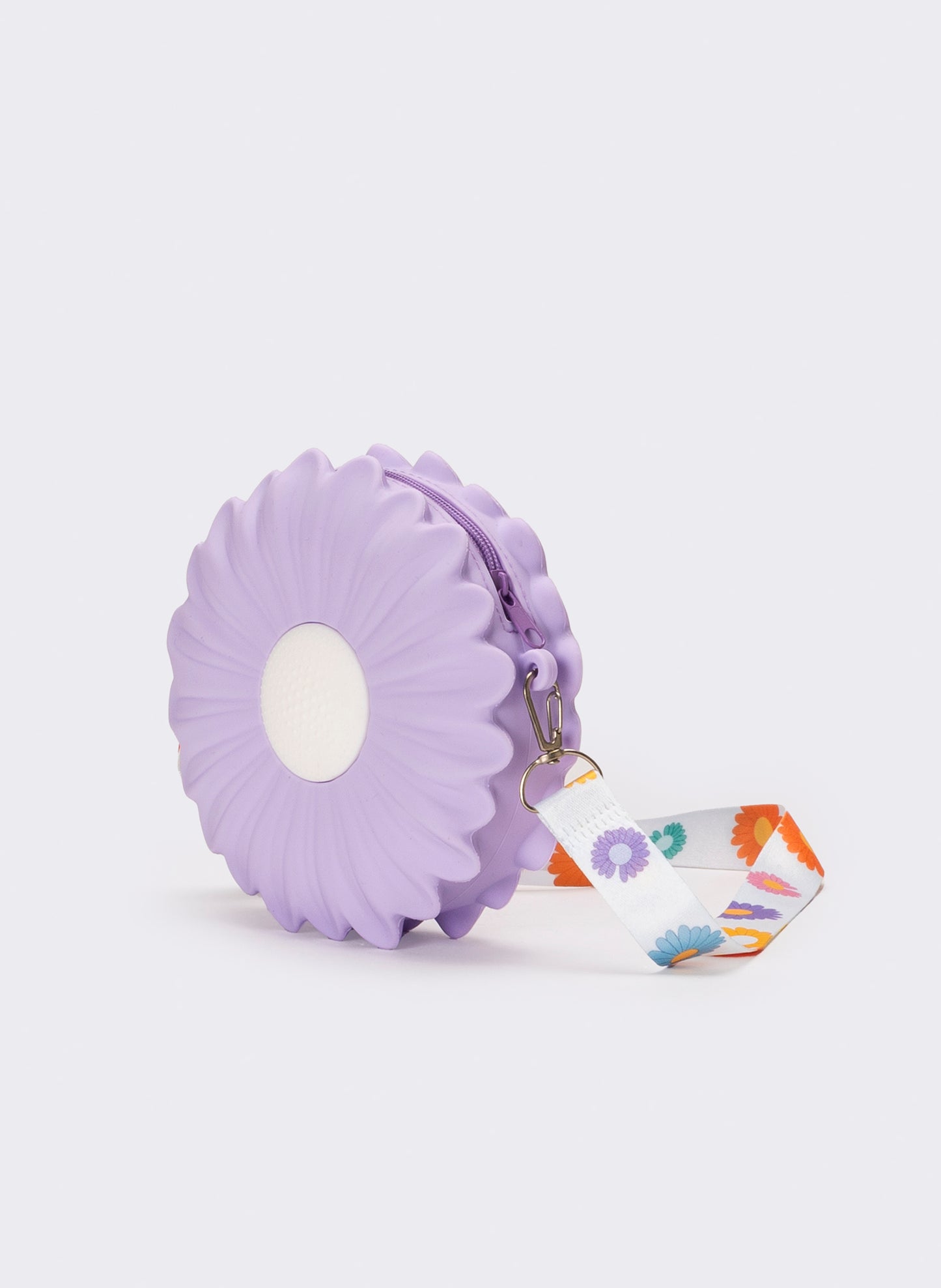 Borsetta bambina soft con fiore e tracolla - Lilla