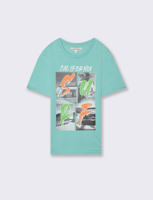 T-shirt da bambino - Verde acqua