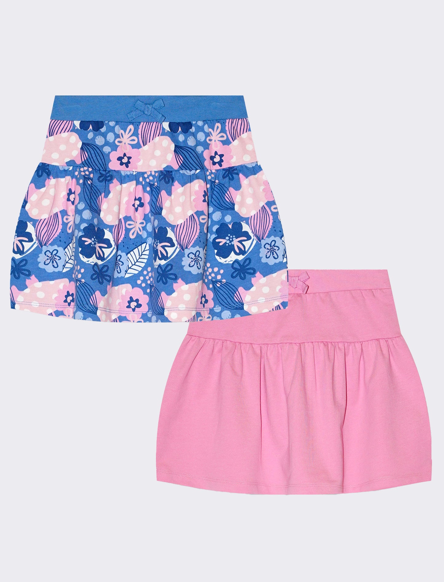 Gonna in felpa da bambina - Rosa