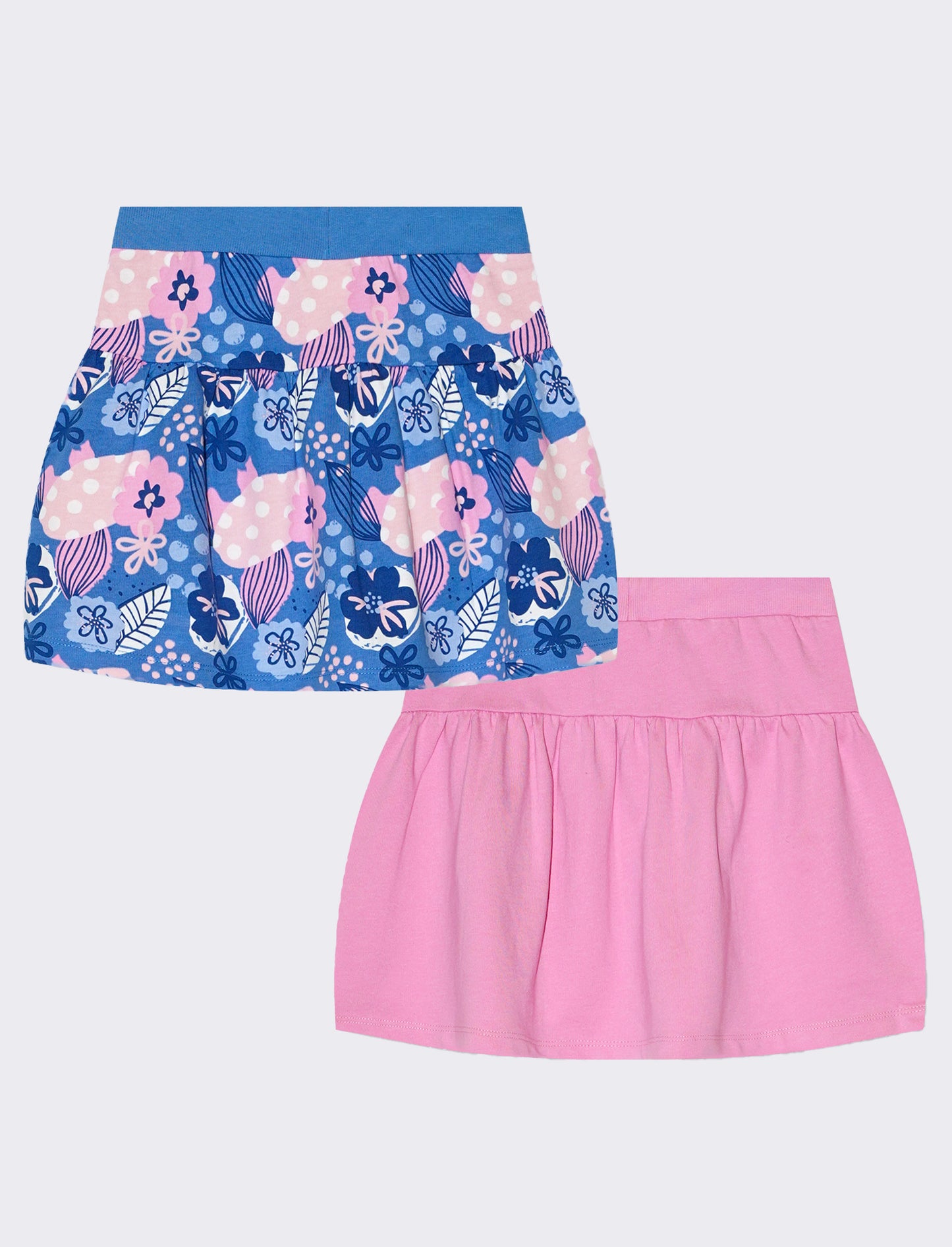 Gonna in felpa da bambina - Rosa