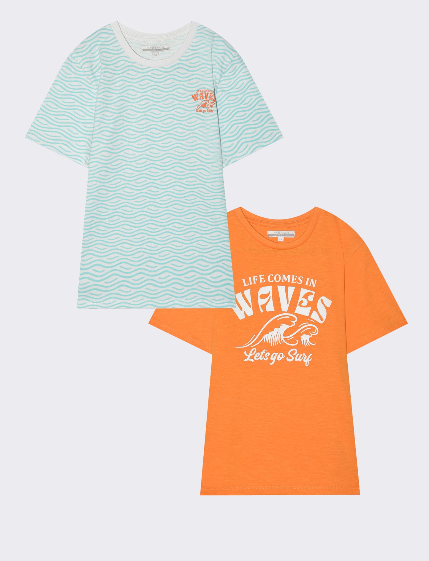 T-shirt 2Pack da bambino - Arancio