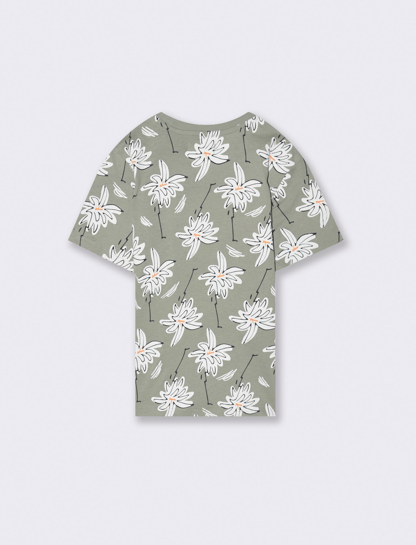 T- shirt stampata da bambino - Verde salvia