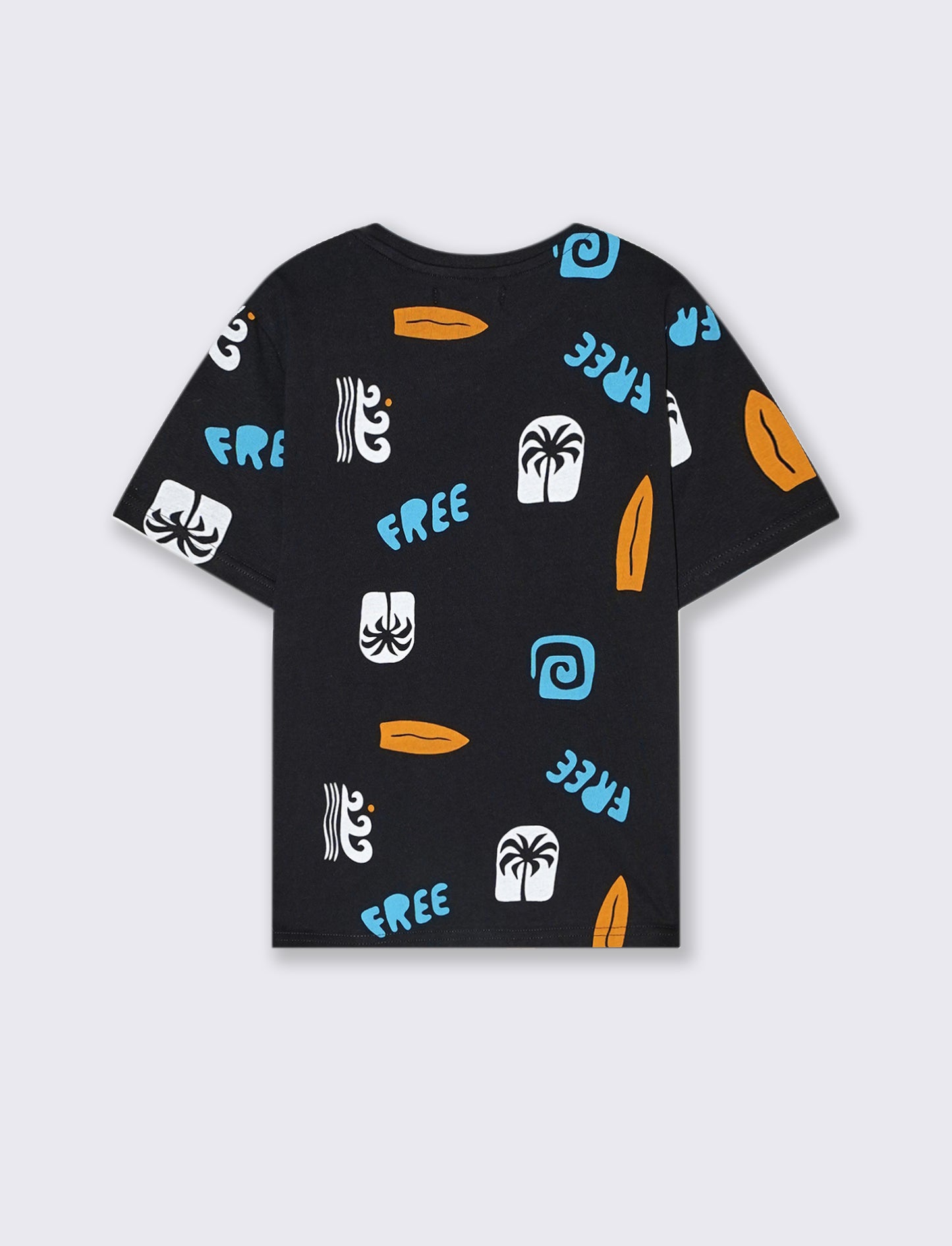 T- shirt stampata da bambino - Nero