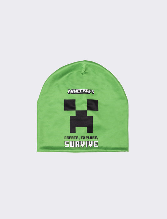 Cappello bambino cuffia minecraft - Verde