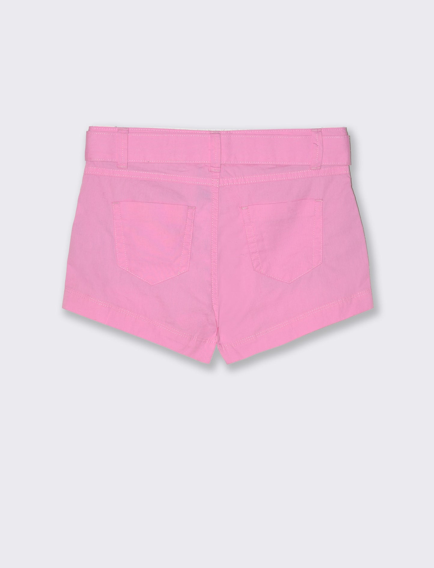 Short in popeline da bambina - Rosa
