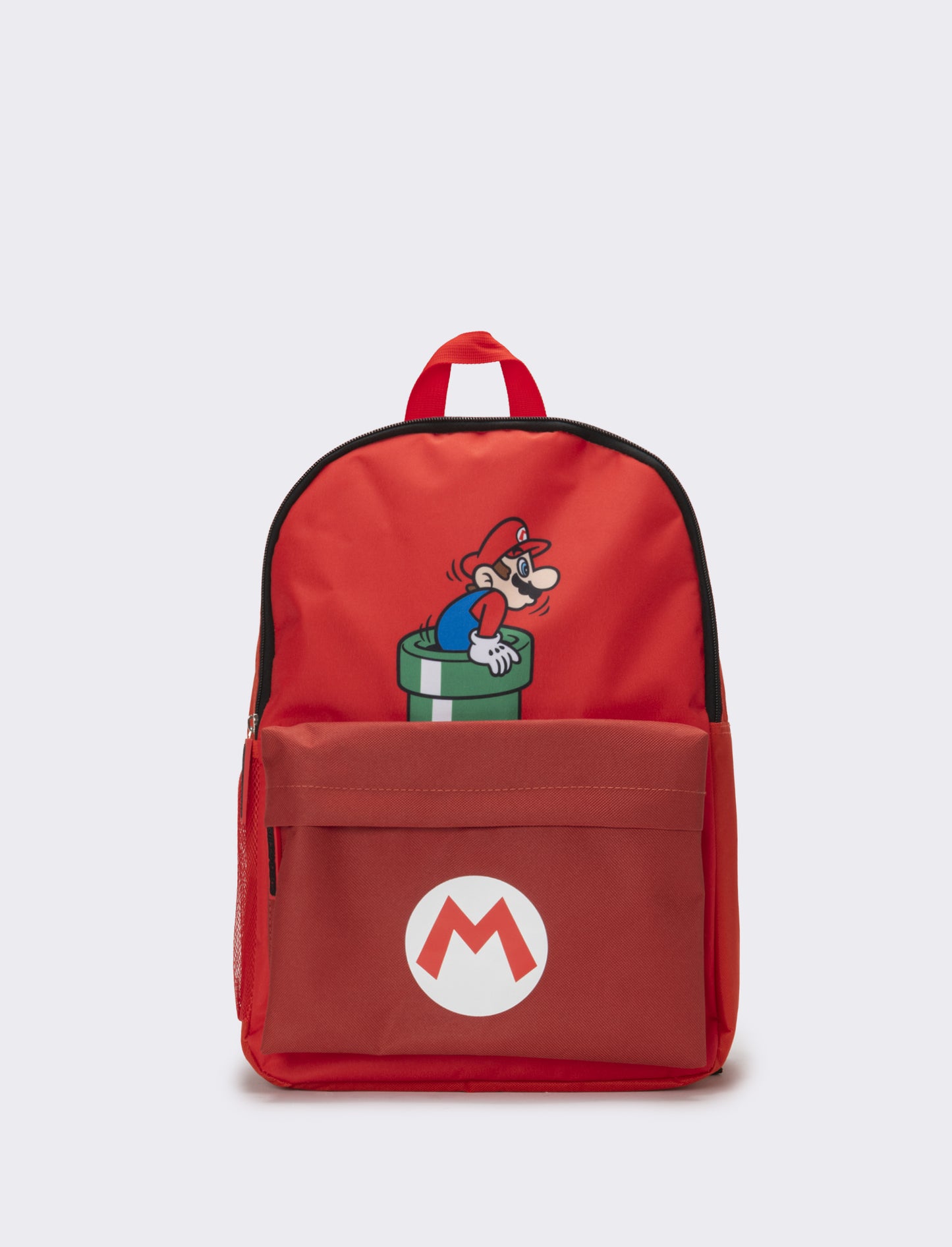 Zaino bambino con tasca avanti super mario bros - Rosso