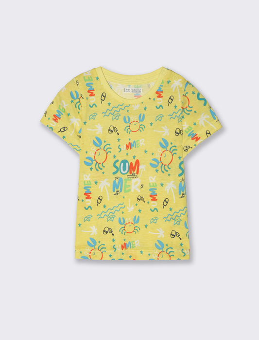 T shirt a fantasia da neonato - Giallo