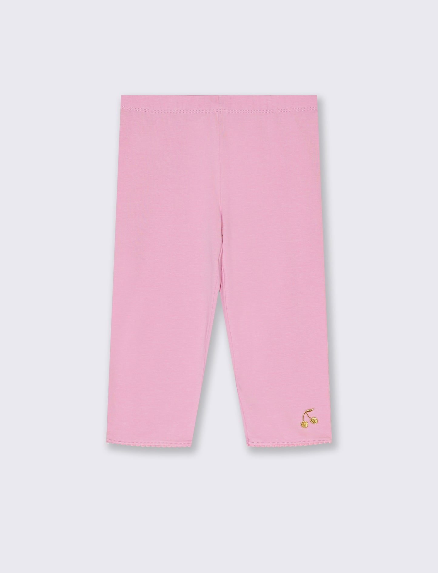 Leggings a tre quarti. da bambina - Rosa