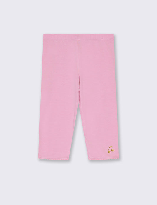 Leggings a tre quarti. da bambina - Rosa